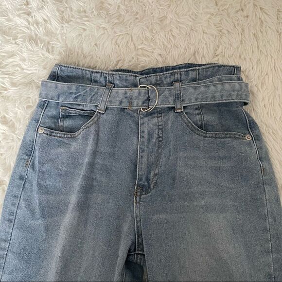 3/$45 Ardene high waisted skinny jeans with denim belt - Picture 3 of 6